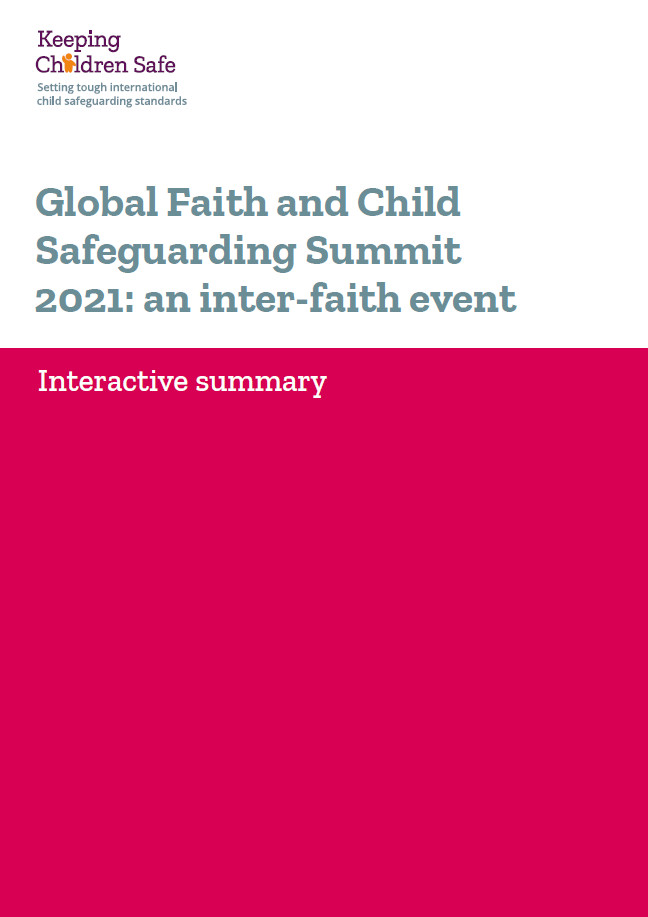 Global Faith and Child Safeguarding Summit 2021: an inter-faith event