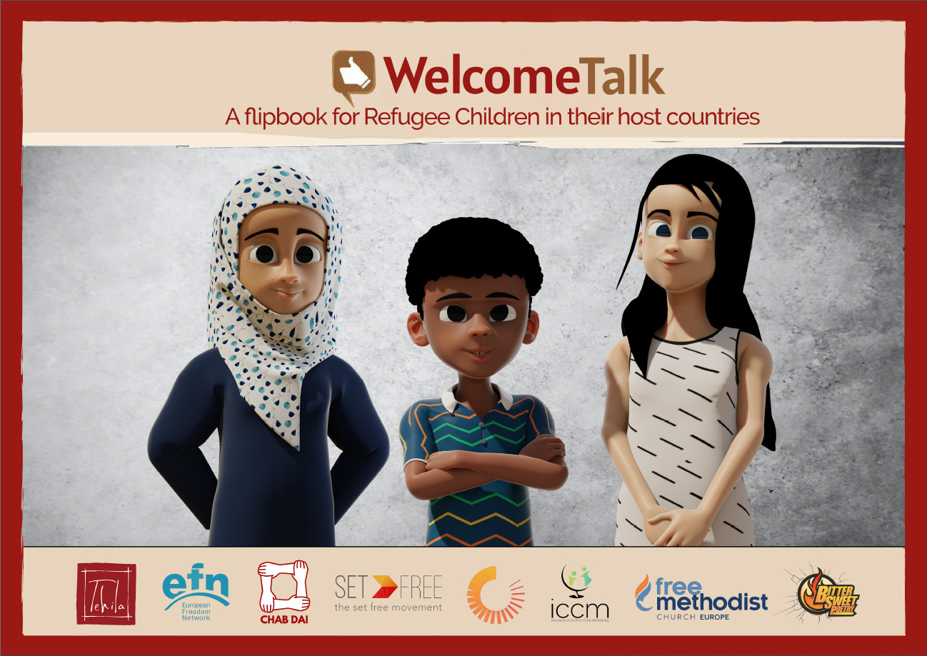 WelcomeTalk: A flipbook for Refugee Children in their host countries