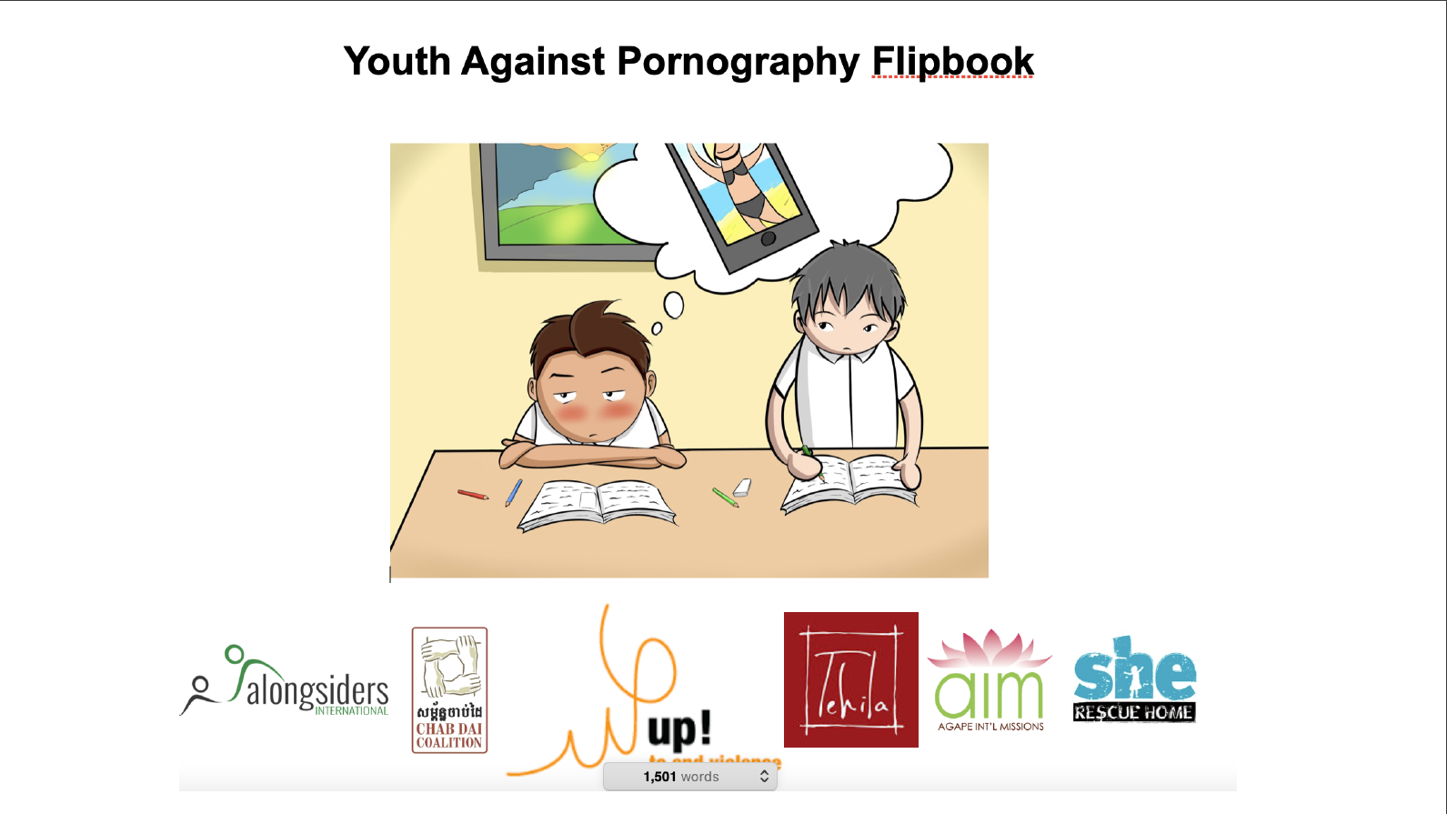 Youth Against Pornography Flipbook